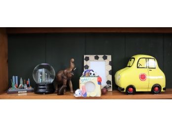 Decorative Collection Includes Taxi Cab Piggy Bank NYC, Decorative Pieces, Snow Globe That Plays NEW York