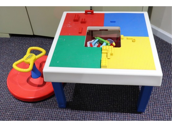 Todays Kid Spinner & Lego Style Table