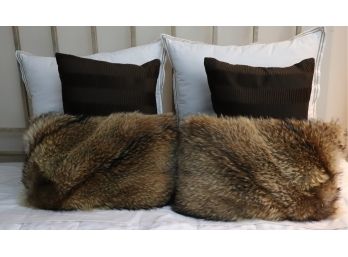 6 Assorted Decorative Throw Pillows  Fox & Velvet Oblong Throw Pillows