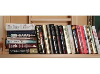 Assorted Hard Cover Novels By John Grisham, James Patterson, Tom Clancy & More