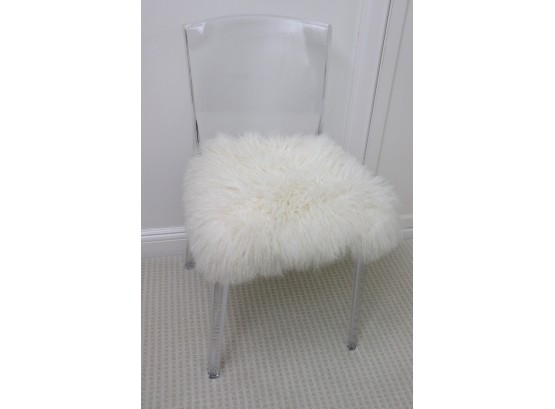 Fun Plastic Chair With Quality Cushion By Mitchell Gold & Bob Williams