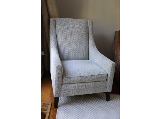 Gorgeous Arm Chair By Mitchell Gold & Bob Williams With A Nice Textured Pattern Cozy & Comfortable