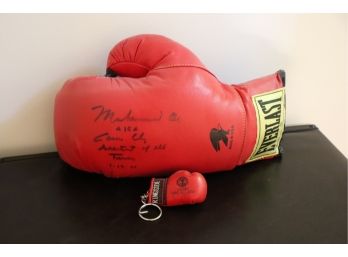 Muhammad Ali Autographed Boxing Glove With Case - Greatest Of All Times!