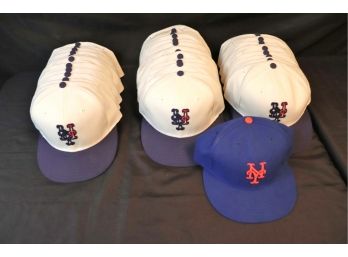Authentic Game Worn Memorial Day NY Mets Players Hats - Official MLB Authentication Sticker -Team