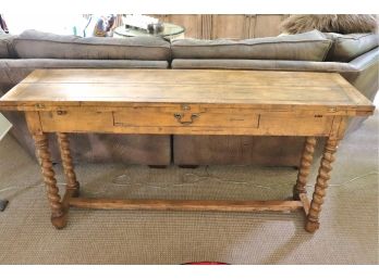 Gorgeous Farm Style Drop Leaf Console Table - The Melrose Collection- Guy Chaddock & Co Bakersfield CA
