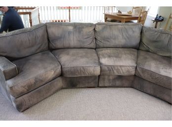 Quality Leather Sectional From Pearsons Nice Rustic Look