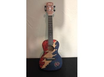 Alvarez Grateful Dead Mini Guitar- Cool Little Piece Gdu26c-Lightning Gdu00302L2018