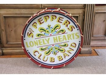 Limited Edition 5/67 Sgt Peppers Lonely Heart Band Drum- Drum Art.Com 24 Inch Diameter