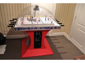Amazing Super Chex Dome Ice Hockey Arcade Game  Coin Operation Original Amazing Working Condition