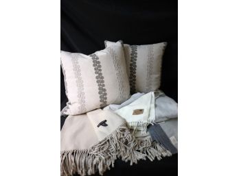 Decorative Pillows By D.V. KAP Home & Throws By Pur Bamboo, Lands Downunder & Pink Lemonade