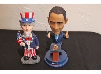 Barack Obama & Uncle Sam Bobble Head