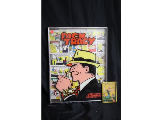 Vintage Dick Tracy Comic Strip Chester Gould & Vintage Popeye The Juggler Game 1929 King Features Syndicate