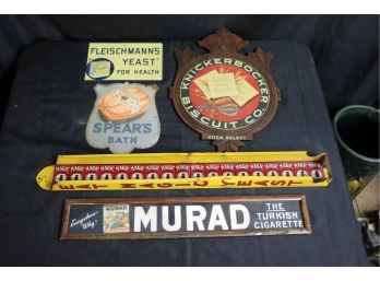 Advertising - Magic Yeast, Murad Turkish Cigarette, Fleishmans Yeast & Knickerbocker Biscuit