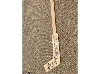 Rod Gilbert Signed Miniature Hockey Stick