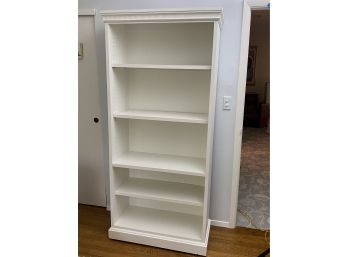 White Painted Traditional Bookcase With 3 Adjustable Shelves