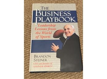 Signed Copy  The Business Playbook By Brandon Steiner