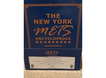 The Mets Encyclopedia With 2nd Edition With 9 Original  Autographs