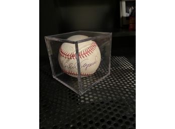Orlando Cepeda Signed Baseball In Acrylic Box