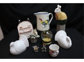 Assorted Eclectic Decorative Kitchen Ceramic Accessories  Lladro & More