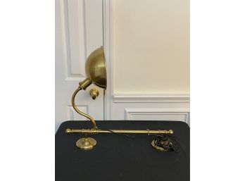 Restoration Hardware Style Brass Adjustable Height Wall Sconce