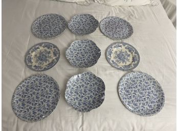 Assortment Of Spode Oriental Inspired Decorative Porcelain Plates