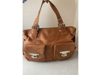 Marc Jacobs Saddle Leather Embellished Handbag