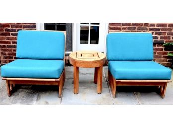 High End Modern-Contemporary Style Teak Summit Patio Seating