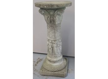 Vintage Cement Romanesque Style Pedestal/Column