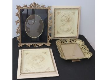 Assortment Of French Style Ornate Decorative Frames And Accessories