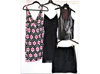 Japa Skirt Size 40 , Margarets Godfrey Bagatelle Skirt Sharis Vest & Diane Von Furstenberg 100 Silk Dress 8