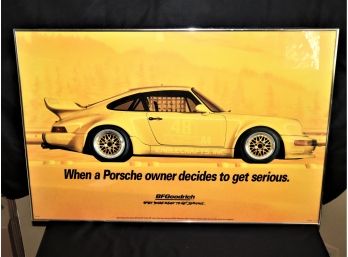 Porsche Poster In Frame