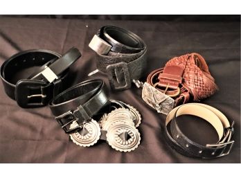 Womens Belts Include Hyde, Saks Fifth Ave, Abercrombie, Calvin Klein, Claiborne Sizes S/M