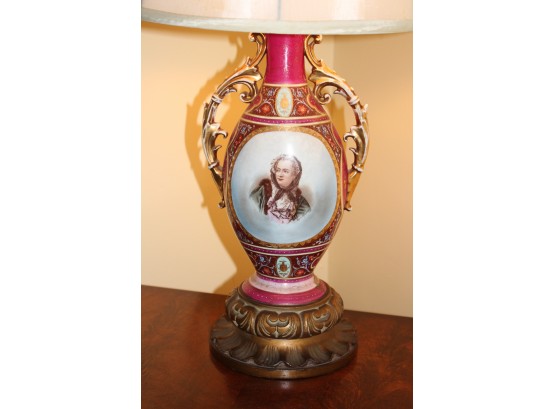 Beautiful Antique Portrait Lamp