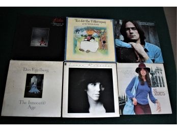 12 Vintage Records - Cat Stevens, Carly Simon, Phil Ochs, James Taylor, Linda Ronstadt & More See Pics