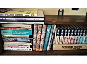 Collection Of Self-Help Books Includes Personal Power Program