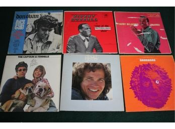 Collection Of Records - Belafonte, Nipsey Russell, Barbaras, David Gates, Neil Diamond And More See Pics