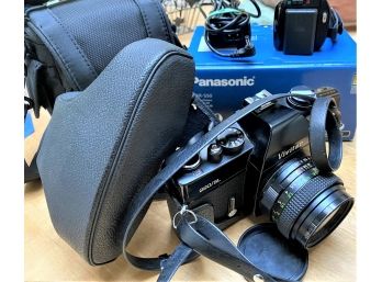 Panasonic SDR - S50 & Vivitar 220/SL Cameras