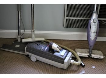 Electrolux Advance Series Vacuum With Bags & Shark Professional Steamer With 3 Steam Settings