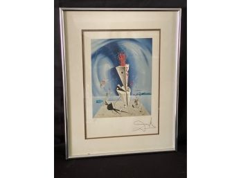 Appareil Et Main Signed And Numbered Lithograph By Salvador Dali - Salvador Dali 1927 Signed Cllll/CCC