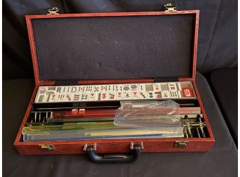 Vintage Mahjongg Set With Case
