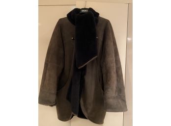 Beautiful Shearling Coat With Wool Liner By Emme Made In Italy Size XL