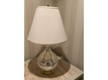 Beautiful Large  Crackle Finish Table Lamp