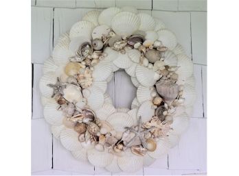 Beautiful Shell Wall Art Made With Real Shells Great For Your Ocean Decor