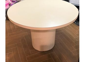 Off White Round Formica Table