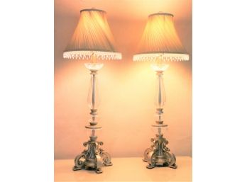 Pair Of Beautiful Table Lamps