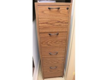 File Cabinet With 4 Drawers & Key