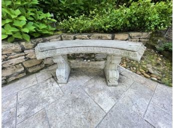 Concrete Garden/Outdoor Bench