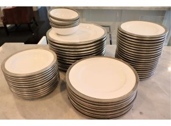 Arte Italica Service Collection Assorted Plates Includes 3 Tier Serving Dish