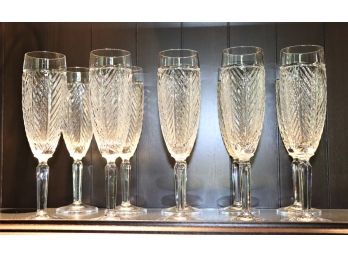 Collection Of 10 Ralph Lauren Champagne Flutes