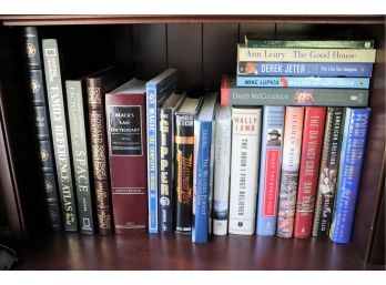 Collection Of Assorted Books Titles Include World Atlas, Ronald Reagan, The Gipper, Da Vinci Code & More